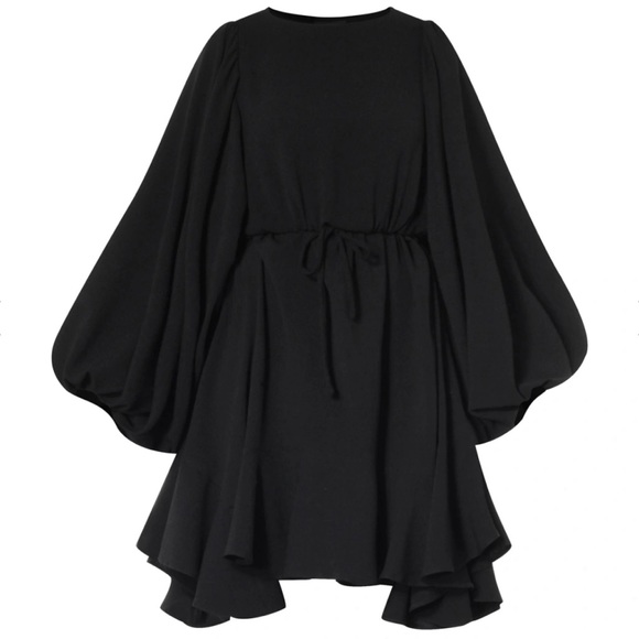 Wolf and Badger Meem Label Friya Dress in Black | SMALL NWT - Picture 2 of 11